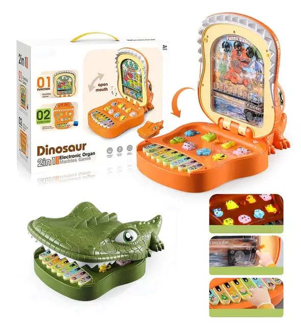 Dinosaur 2 in 1 Electric Organ