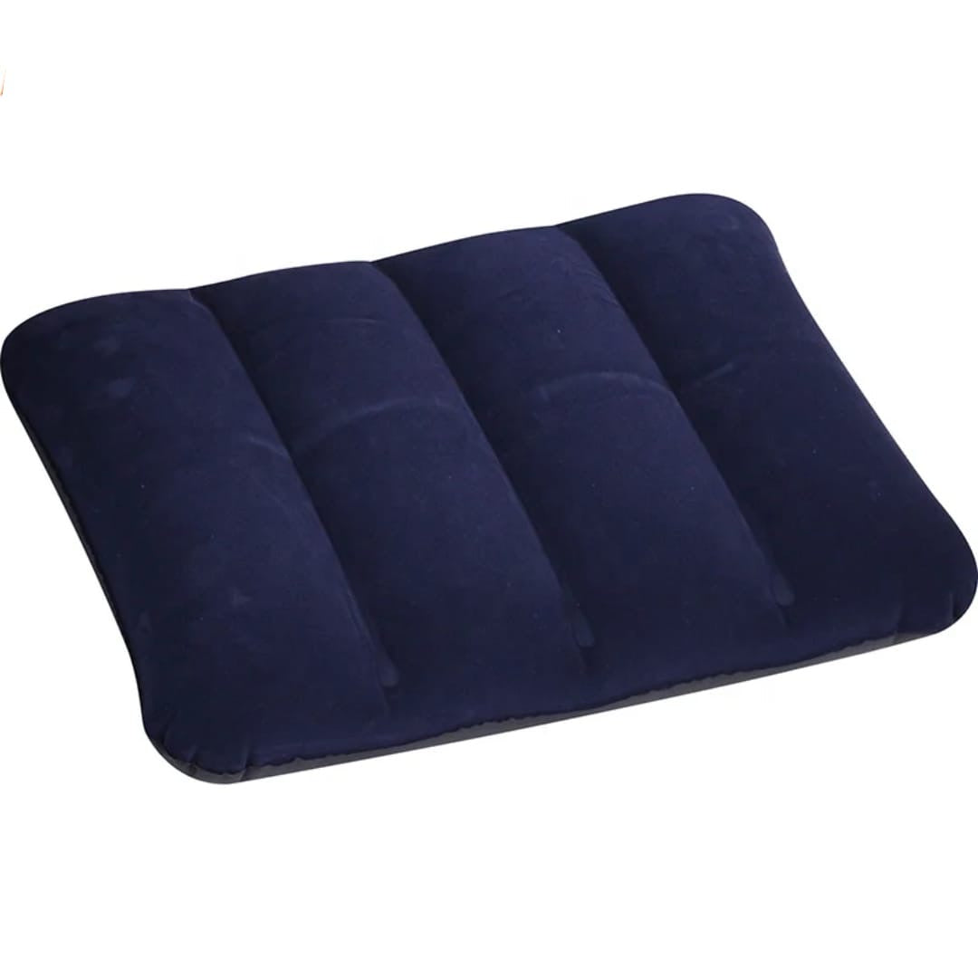 Flocked air pillow