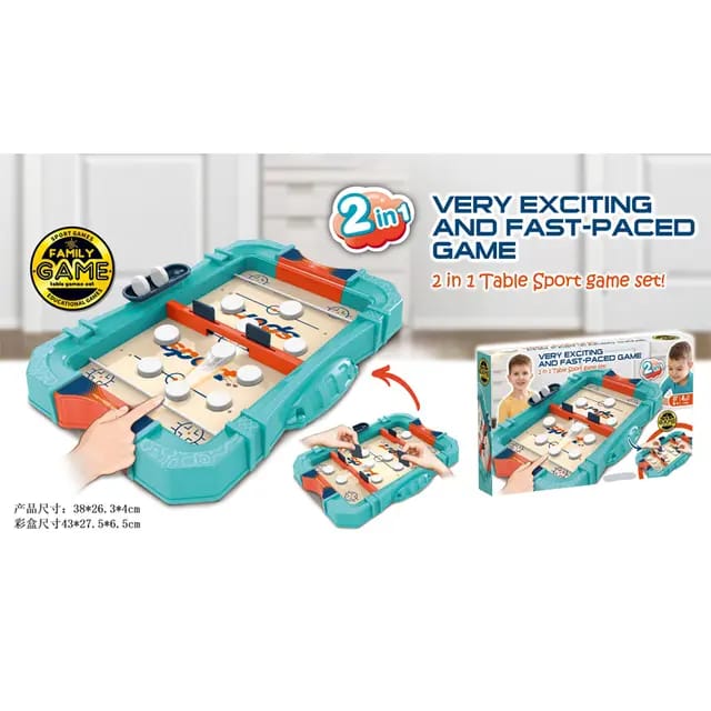 2 in 1 table sport game set