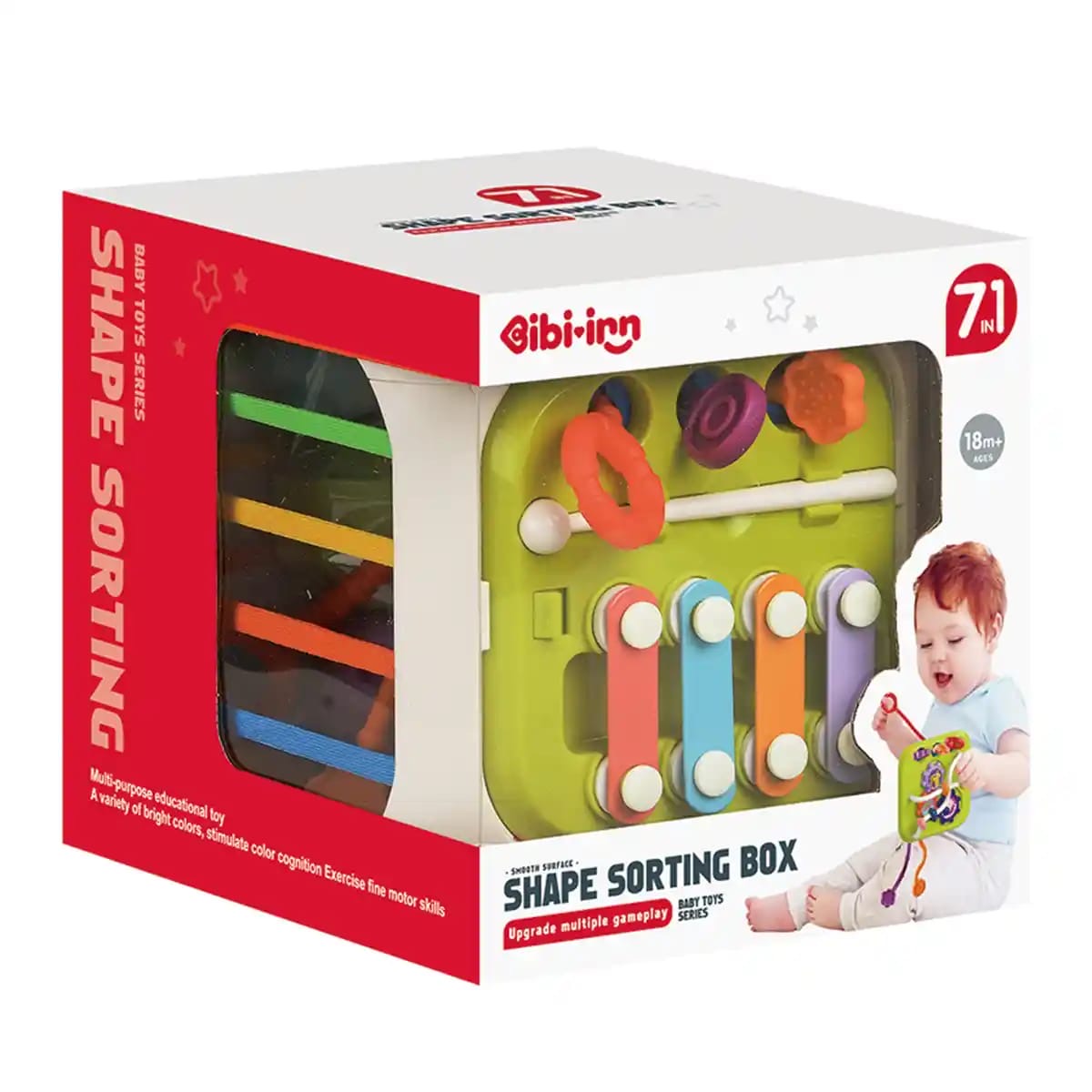 Shape sorting box