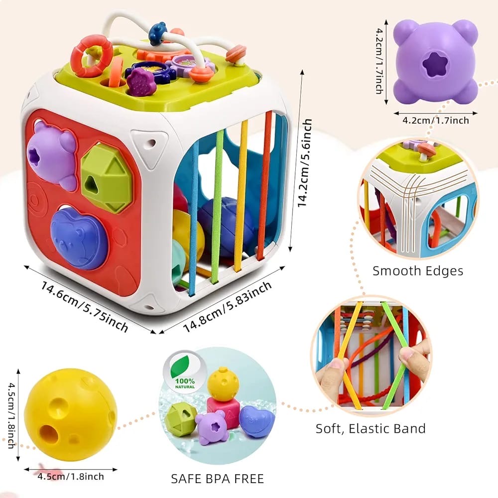 Shape sorting box