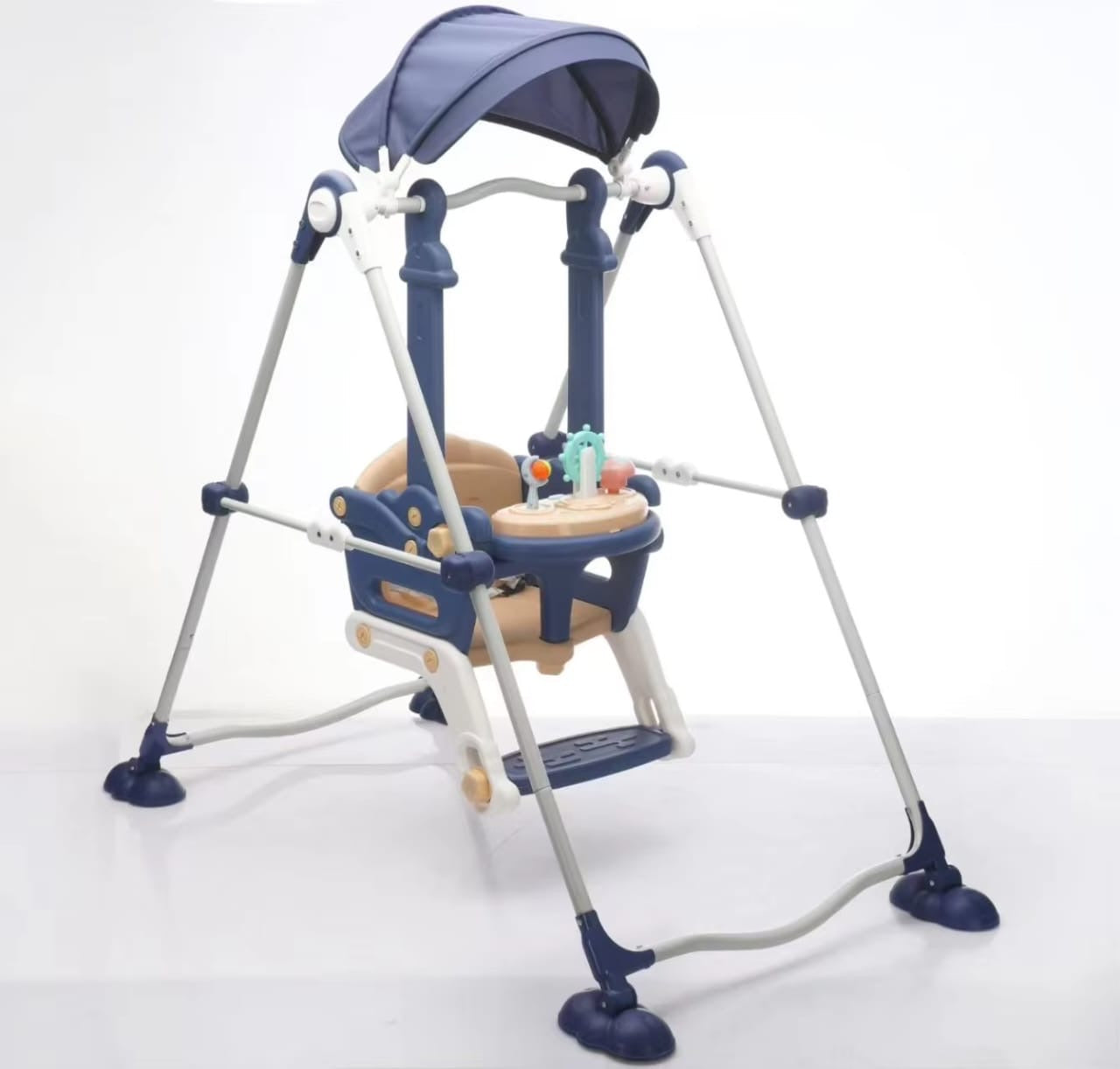 Baby soothing swing chair with canopy