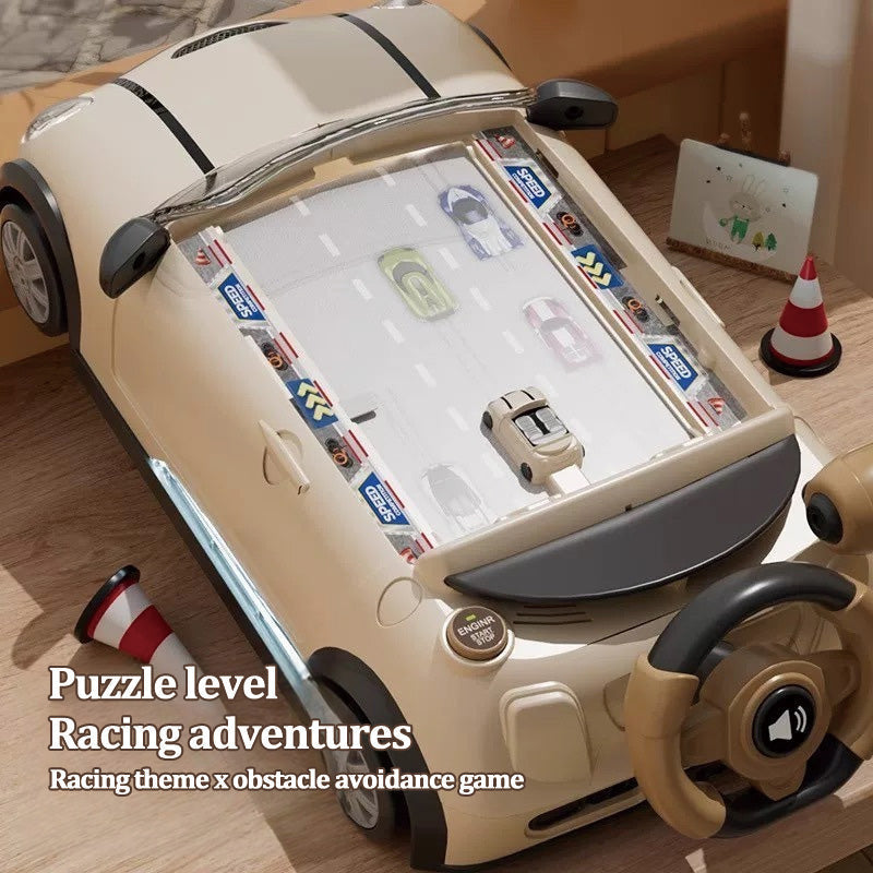 Simulated driving racing car console