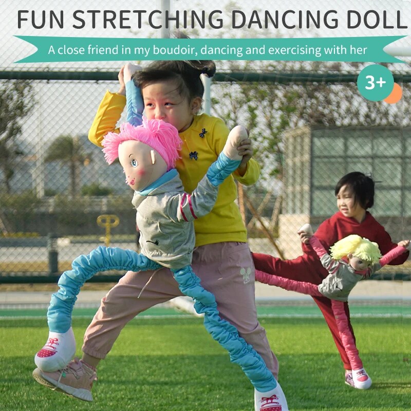 Tall Fun Stretching and Dancing Dolls
