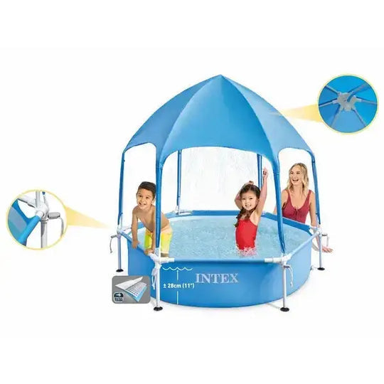 Intex canopy Metal frame swimming pool