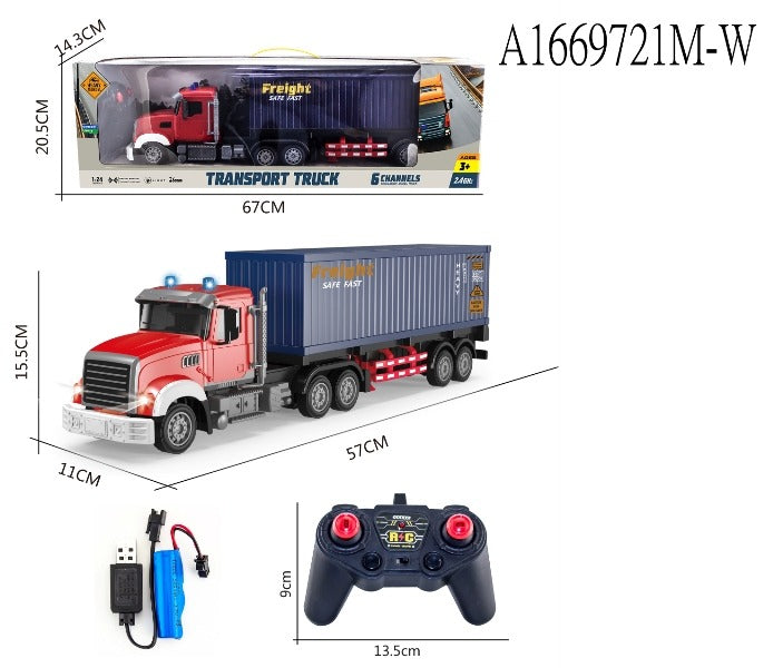 Transformable truck with remote control