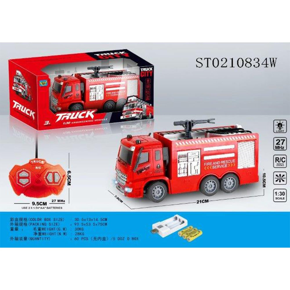 Fire truck city rescuer with remote control
