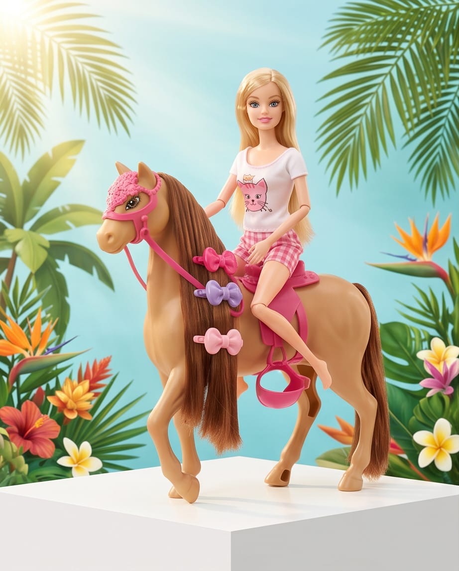 Doll and horse play set