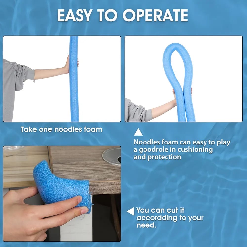 Foam pool noodles