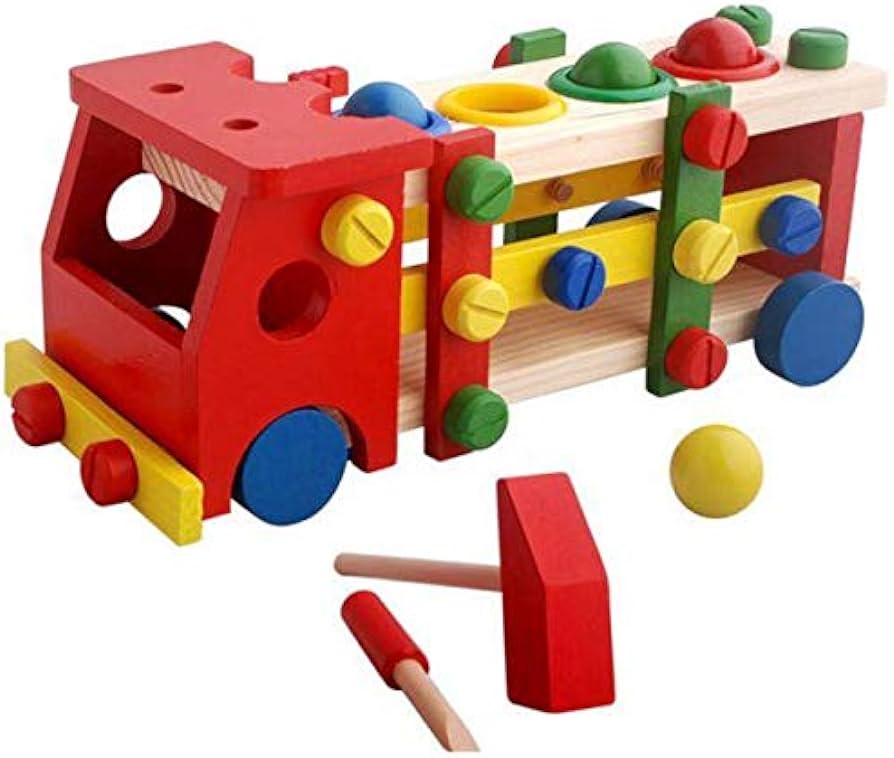 Wooden Train blocks