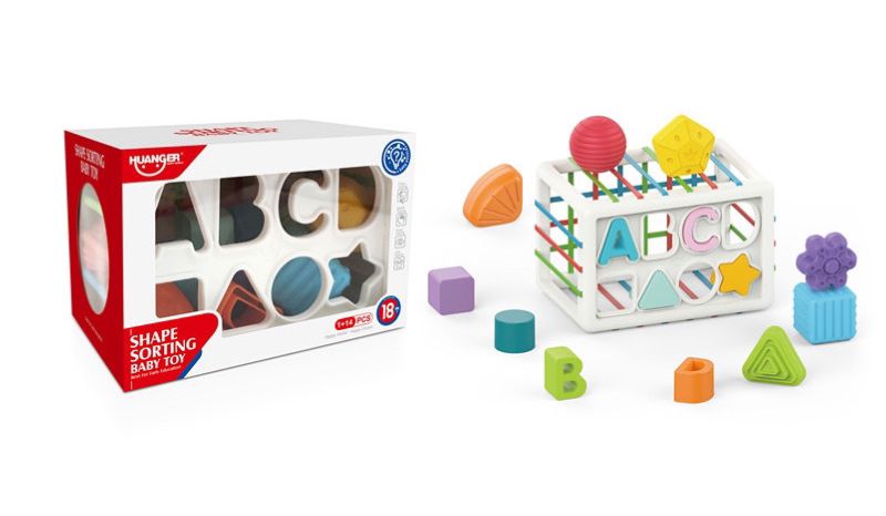 Letters and shape sorting Box