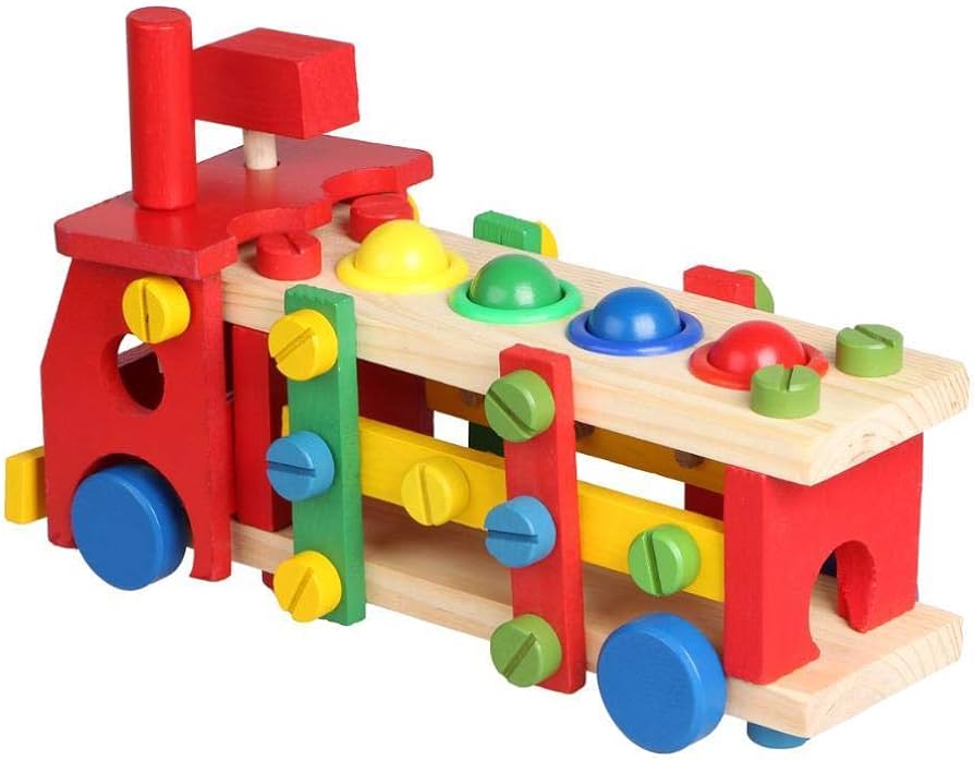 Wooden Train blocks