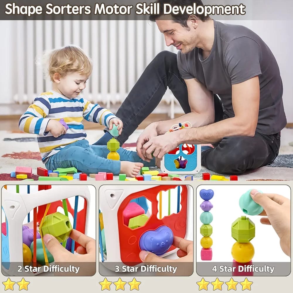 Shape sorting box