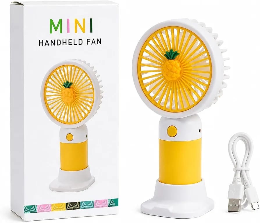 Pineapple mini handle fan