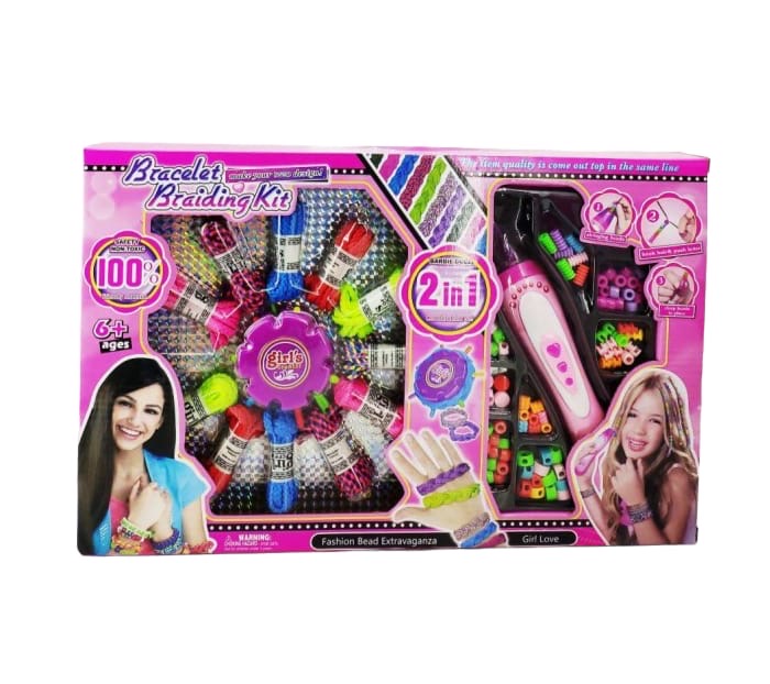 Bracelet braiding kit