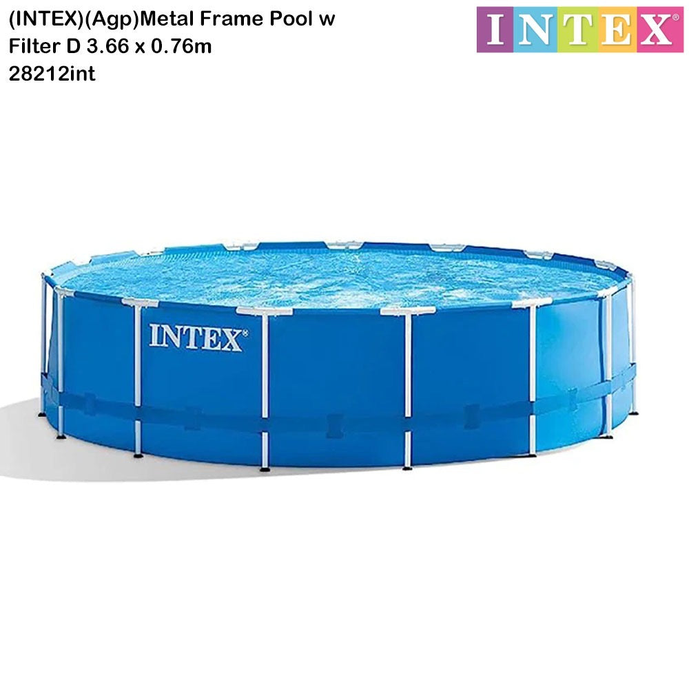 Intex metal frame pool with filter