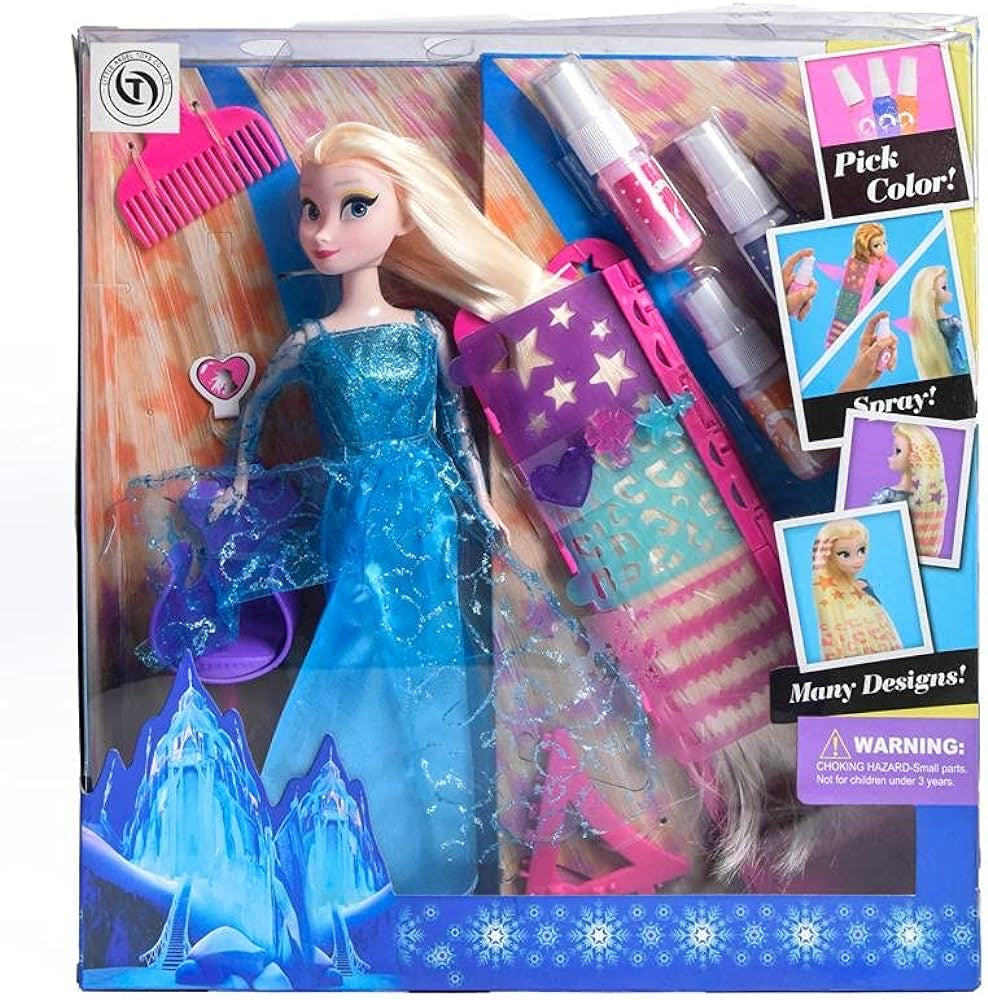 Frozen Hair Coloring And Styling Kit