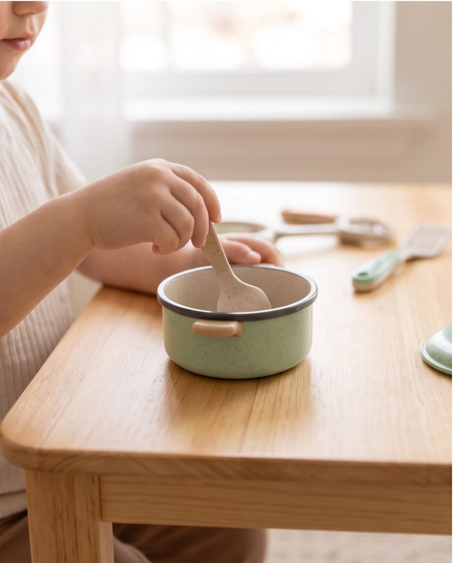 Wheat straw kitchen set
