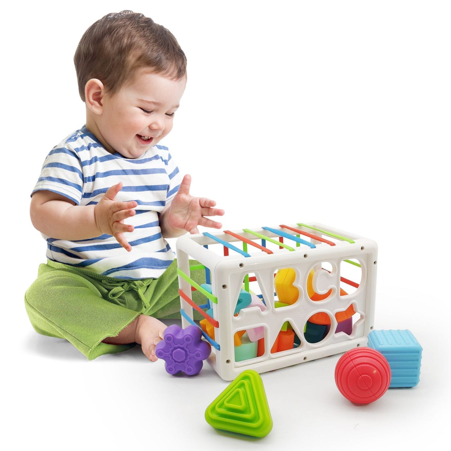 Letters and shape sorting Box