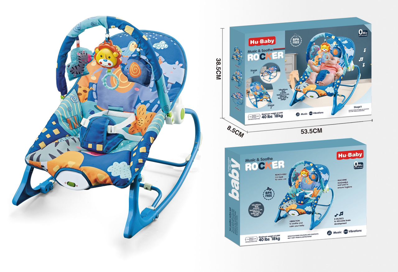 in 1 Electric Baby Bassinet Toddler Rocker with Music Baby Comfort Rocker