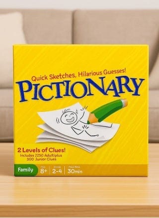 Pictionary board game box
