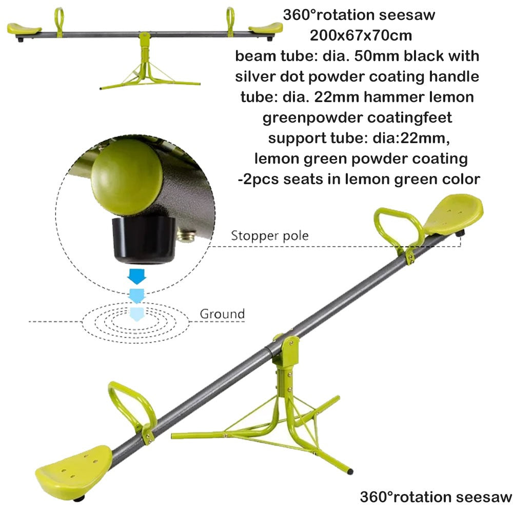 Outdoor seesaw