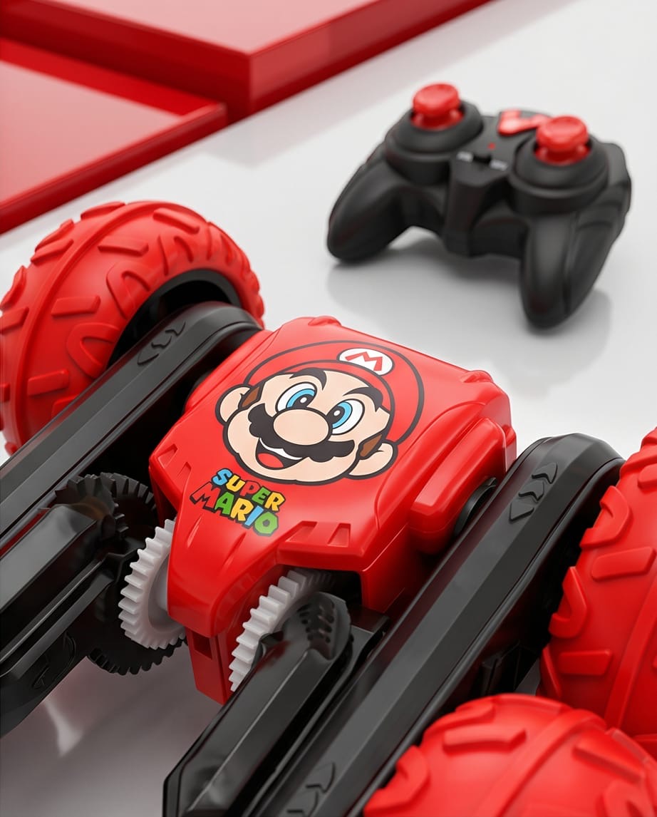 Super mario 360 degree rotate rock