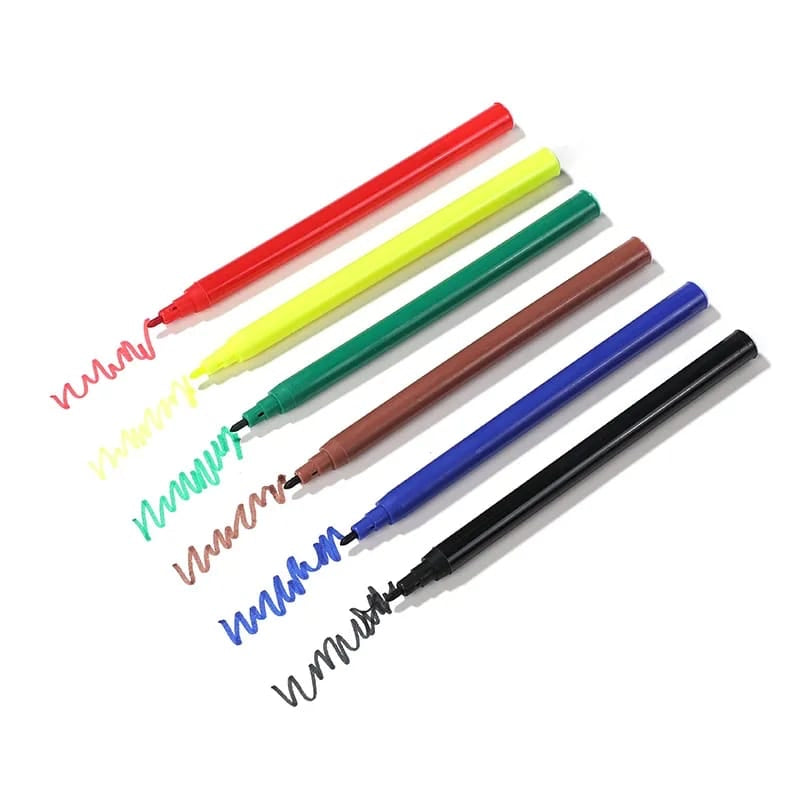 Color Fibre Pens 24 pcs