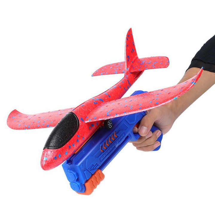Foam airplane launcher