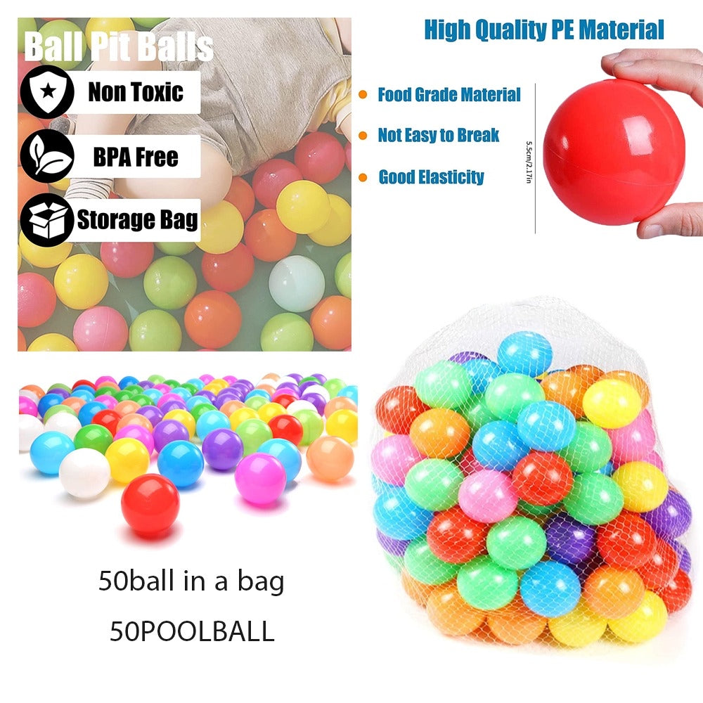 Plastic Colorful 50 Balls