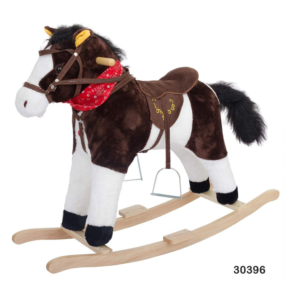 Cowboy wooden horse