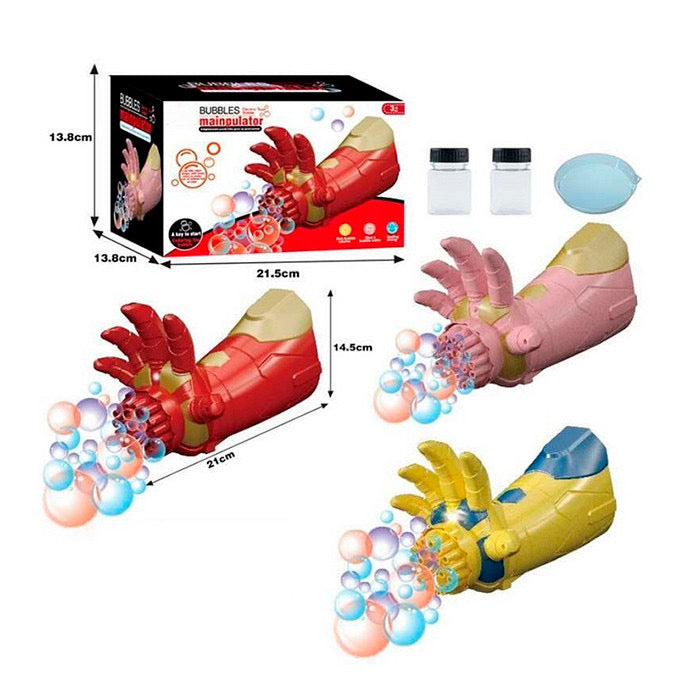 Bubble gun manipulator IRON MAN hand