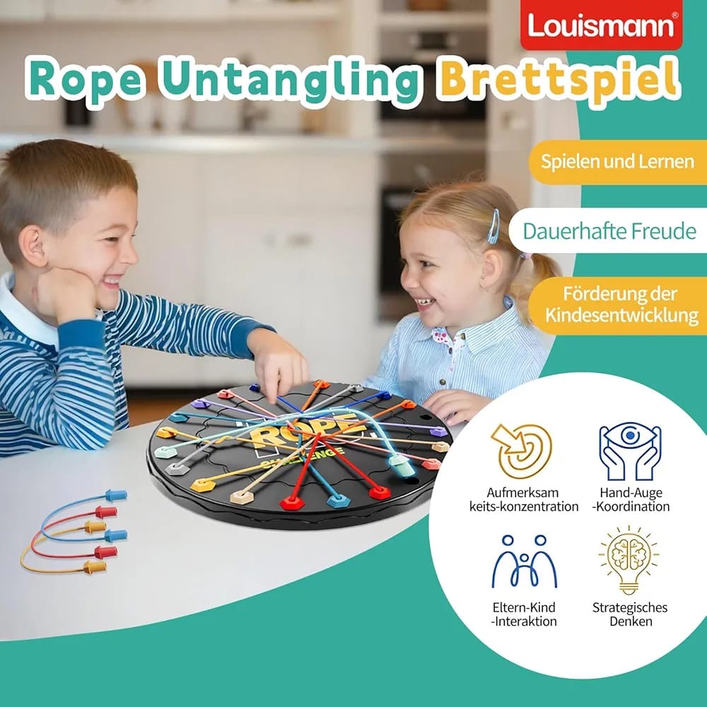 Rope untangling brettspiel
