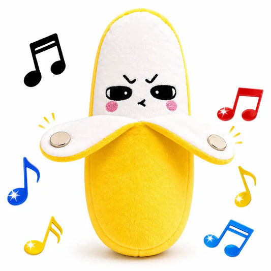 Plush musical fruit toys