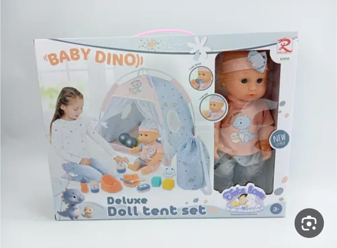 Deluxe doll tent set
