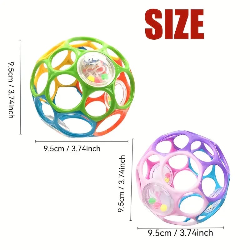 Flexible baby activity ball