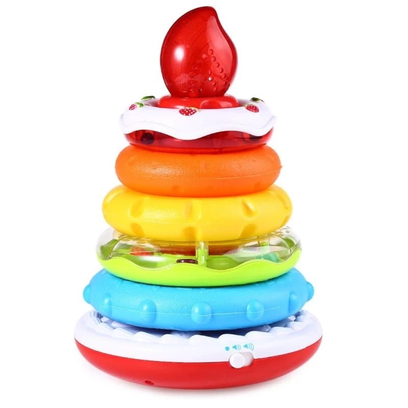Logic Colorful Stacking Rings with Lights