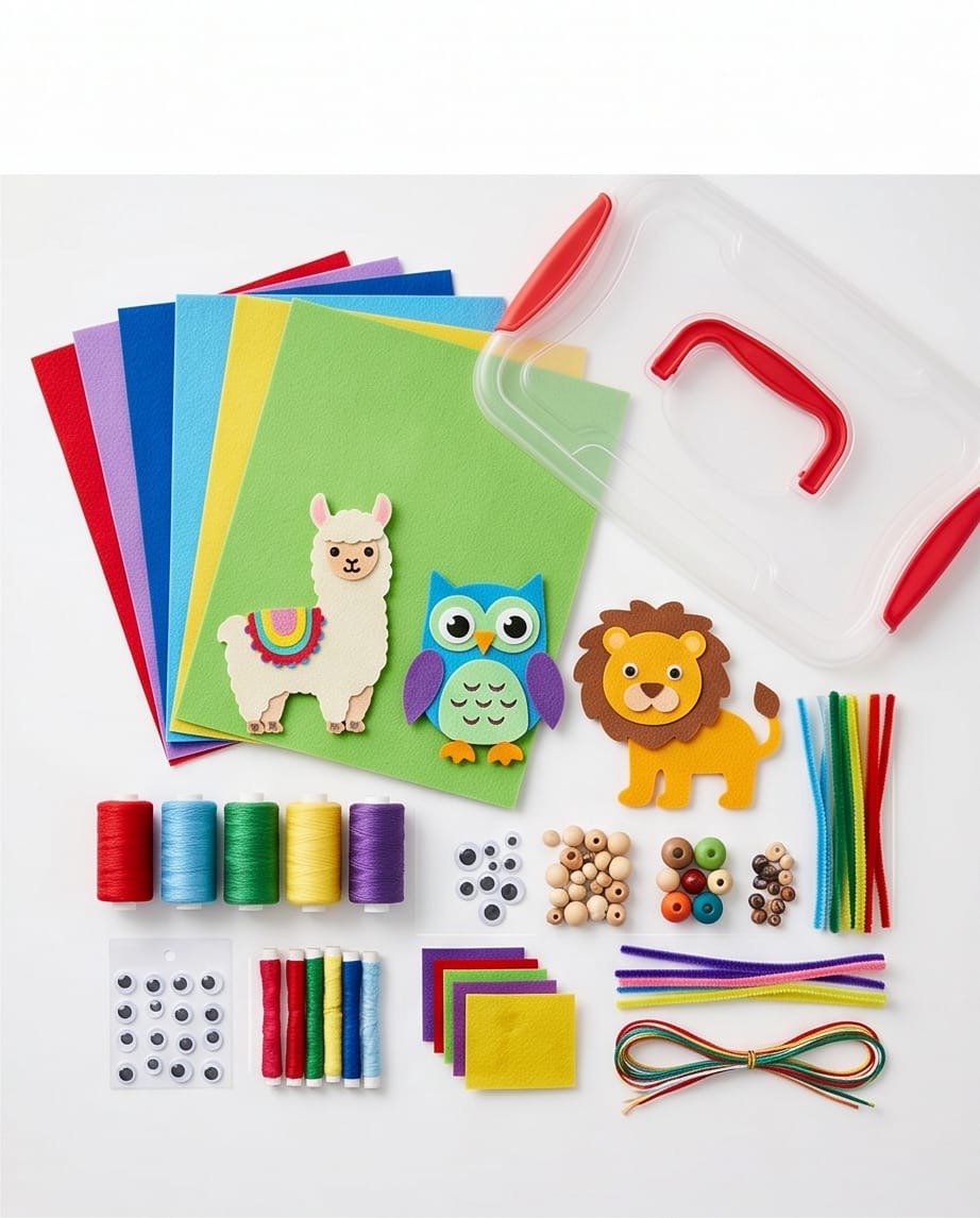 Alpaca felt craft set
