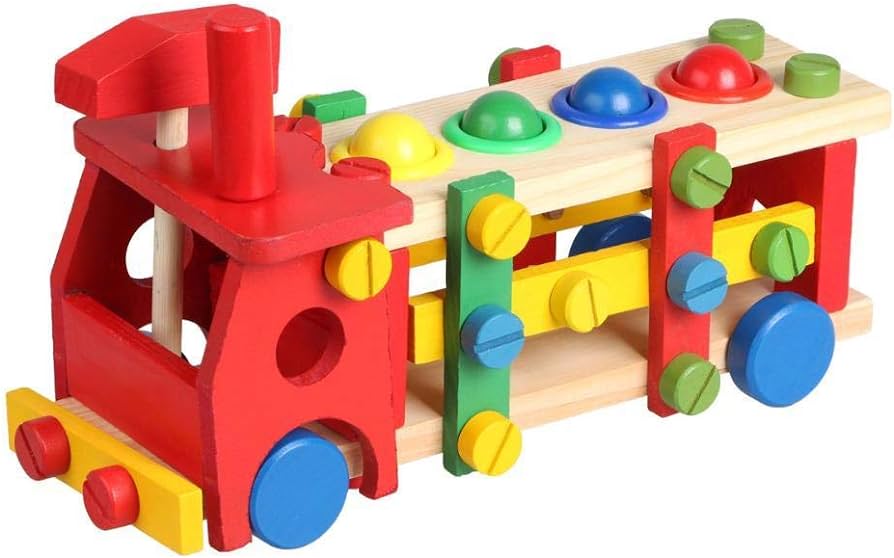 Wooden Train blocks