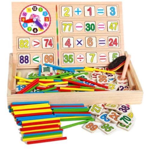 Wooden Math & Operation Box