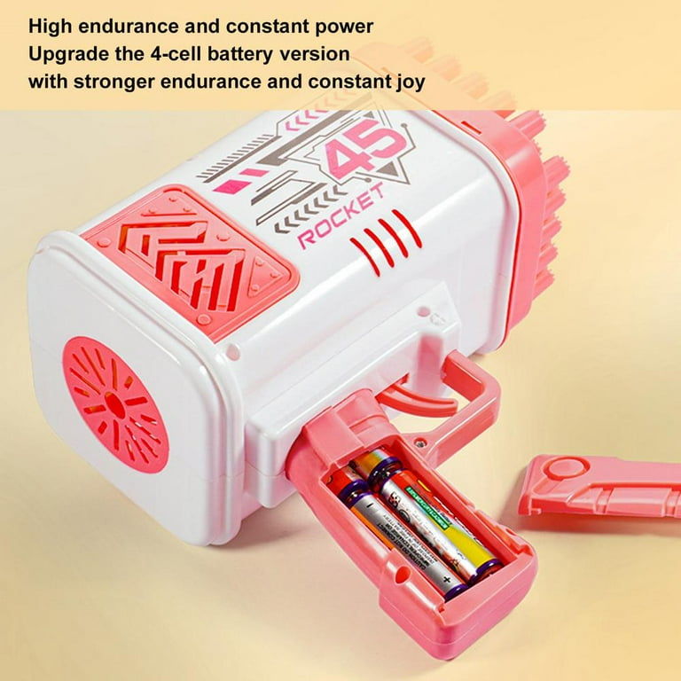 45 Hole Electric Bubbles Machine Guns For Kids Bubble Machine