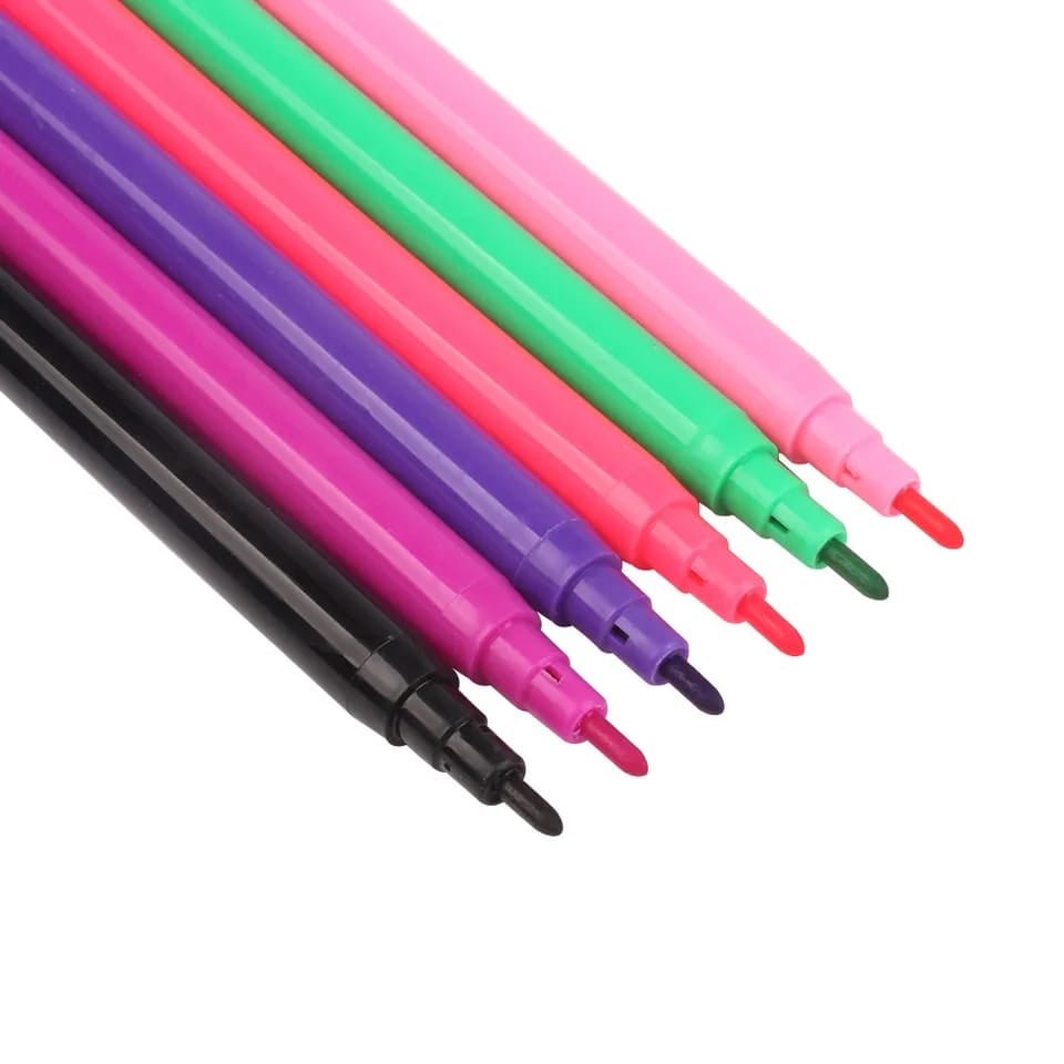 Color Fibre Pens 24 pcs