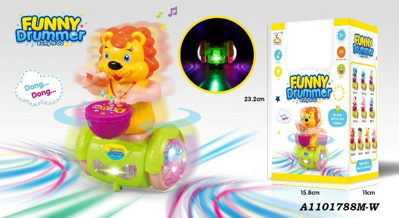 Fun Drummer Lion