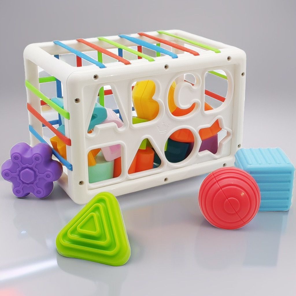 Letters and shape sorting Box
