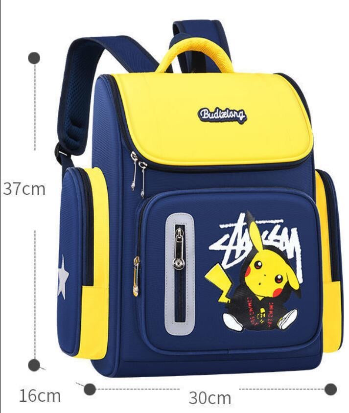Waterproof Pokemon Boys Primary School Schoolbag Big