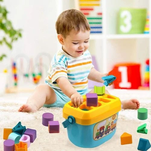 Shape sorter bucket