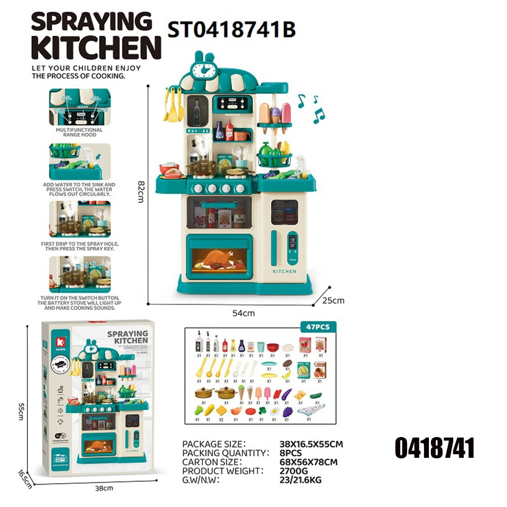 Spraying Kitchen Cart