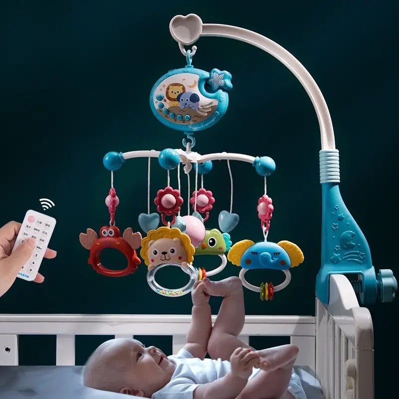 Musical Bed Hanging Toys controlled by a remote