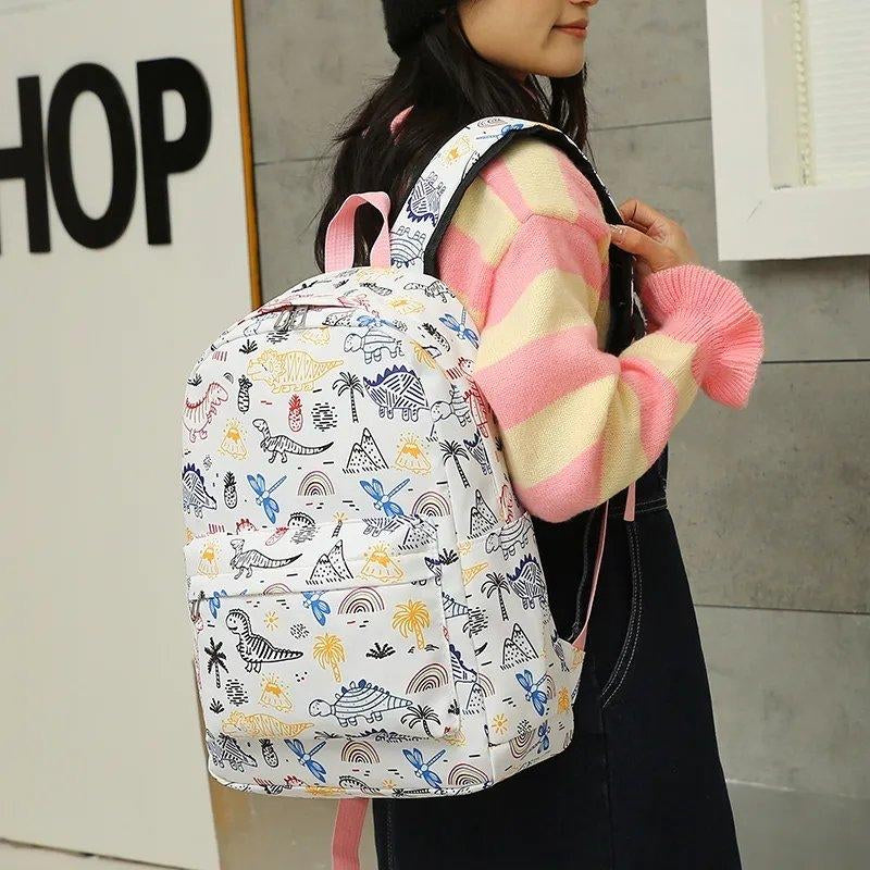 3 Pieces Set Teenagers Backpack