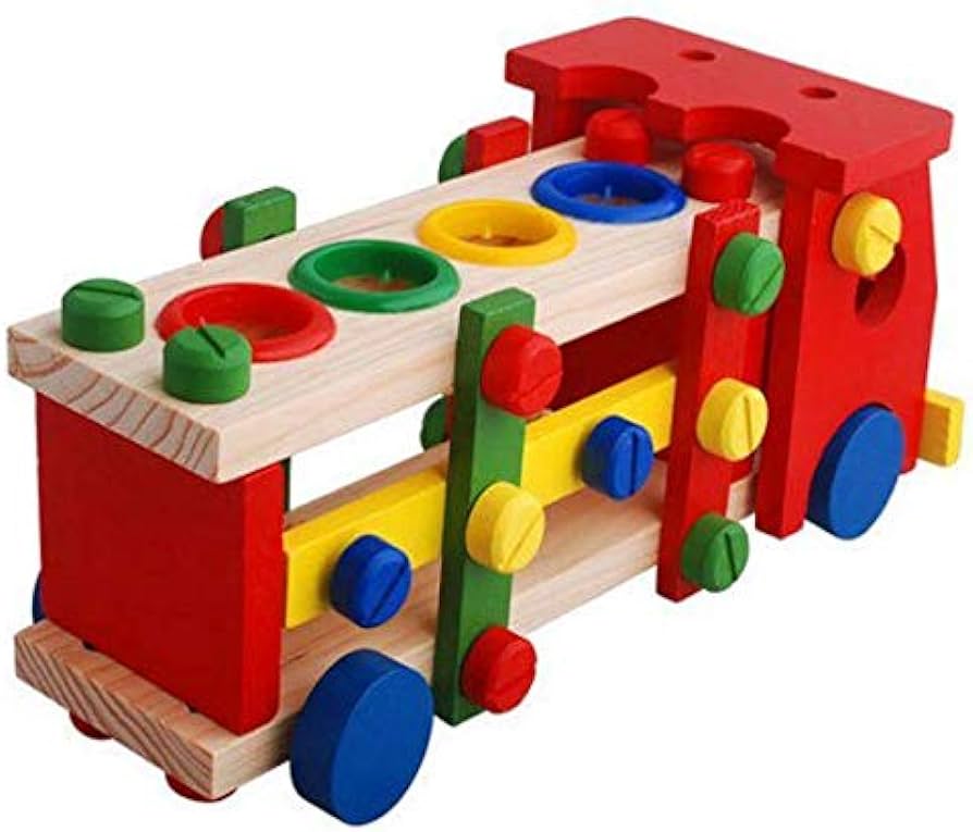 Wooden Train blocks